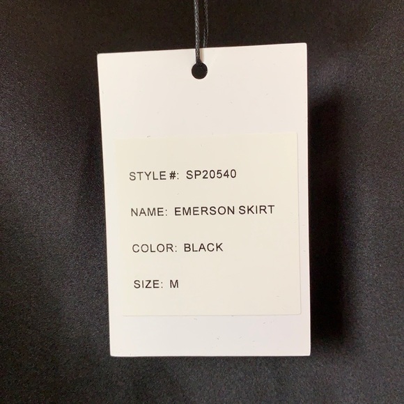 GENERATION LOVE Emerson Black Silk Lace Skirt M - Picture 8 of 11